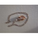 NH141006 - náhrdelník lastura, přírodní barva, řetízek